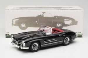 Mercedes 300 SL W198 Roadster Zwart Minichamps 1:18 180039036 Metaal — afbeelding 8 van 8