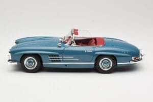 Mercedes 300 SL W198 Roadster Blauw Minichamps 1:18 180039035 Metaal — afbeelding 4 van 8