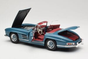 Mercedes 300 SL W198 Roadster Blauw Minichamps 1:18 180039035 Metaal — afbeelding 5 van 8