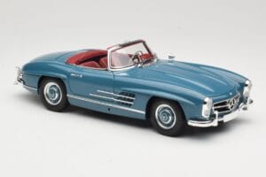 Mercedes 300 SL W198 Roadster Blauw Minichamps 1:18 180039035 Metaal — afbeelding 6 van 8
