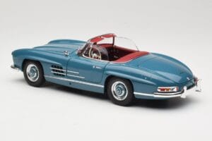 Mercedes 300 SL W198 Roadster Blauw Minichamps 1:18 180039035 Metaal — afbeelding 7 van 8
