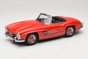 Mercedes 300 SL Roadster Rood Minichamps 1:18 180039031 Metaal