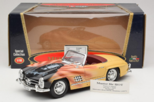 Mercedes 300 SL Roadster Rosemarie Muster Gelimiteerde Editie 18/27 Bburago 1:18 3023-M1 Metaal — afbeelding 8 van 8