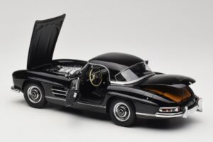 Mercedes 300 SL W198 Roadster With Hardtop Zwart Minichamps 1:18 180039040 Metaal — afbeelding 5 van 8