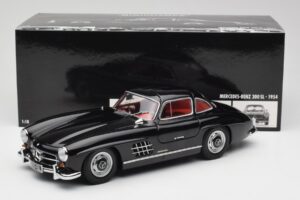 Mercedes 300 SL W198 Zwart Minichamps 1:18 180039004 Metaal — afbeelding 8 van 8