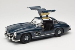 Mercedes 300 SL W198 Gullwing Donkerblauw Minichamps 1:18 110037216 Metaal — afbeelding 2 van 8