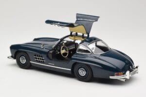 Mercedes 300 SL W198 Gullwing Donkerblauw Minichamps 1:18 110037216 Metaal — afbeelding 5 van 8