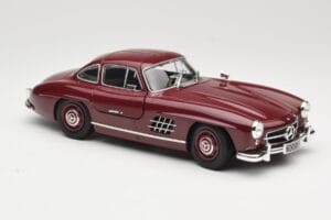 Mercedes 300 SL W198 Gullwing Donkerrood Minichamps 1:18 110037218 Metaal — afbeelding 6 van 8