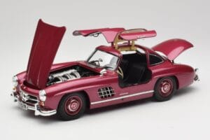 Mercedes 300 SL W198 Vuurrood Minichamps 1:18 180039008 Metaal — afbeelding 2 van 8
