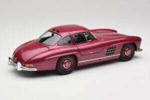 Mercedes 300 SL W198 Vuurrood Minichamps 1:18 180039008 Metaal — afbeelding 3 van 8