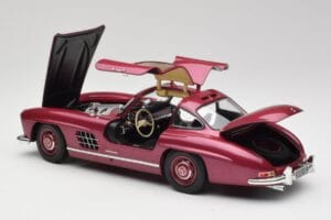 Mercedes 300 SL W198 Vuurrood Minichamps 1:18 180039008 Metaal — afbeelding 5 van 8