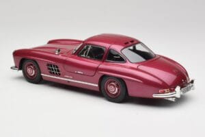 Mercedes 300 SL W198 Vuurrood Minichamps 1:18 180039008 Metaal — afbeelding 7 van 8