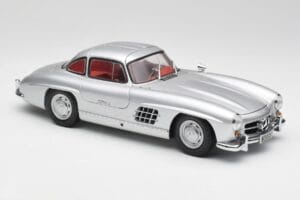 Mercedes 300 SL W198 Gullwing Zilver Minichamps 1:18 180039000 Metaal — afbeelding 6 van 8