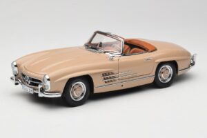 Mercedes 300 SL W198 Roadster Lichtbruin Minichamps 1:18 180039032 Metaal