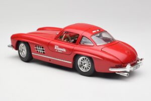 Mercedes 300 SL W198 Red Metallic Bburago 1:18 3013-M1 Metaal — afbeelding 7 van 8