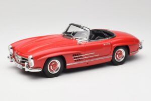 Mercedes 300 SL W198 Roadster Rood Met Hardtop Minichamps 1:18 180039041 Metaal
