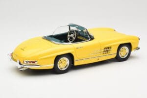 Mercedes 300 SL W198 Roadster Hardtop Signal Yellow Minichamps 1:18 180039044 Metaal — afbeelding 4 van 9