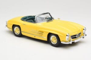 Mercedes 300 SL W198 Roadster Hardtop Signal Yellow Minichamps 1:18 180039044 Metaal — afbeelding 7 van 9