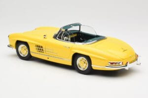 Mercedes 300 SL W198 Roadster Hardtop Signal Yellow Minichamps 1:18 180039044 Metaal — afbeelding 8 van 9