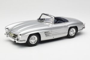 Mercedes 300 SL W198 Roadster Silver Metallic Minichamps 1:18 180039030 Metaal