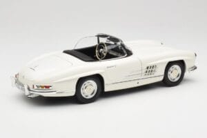 Mercedes 300 SL W198 Roadster Wit Met Softtop Minichamps 1:18 180039034 Metaal — afbeelding 4 van 9