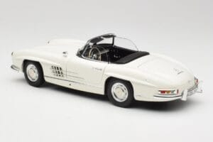 Mercedes 300 SL W198 Roadster Wit Met Softtop Minichamps 1:18 180039034 Metaal — afbeelding 8 van 9