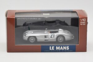 Mercedes 300 SLR #21 K. Kling / A. Simon 24 Hours of Le Mans 1955 Minichamps 1:43 432553021 Metaal — afbeelding 4 van 4