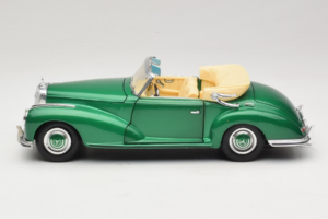 Mercedes 300S Cabriolet Green Metallic Maisto 1:18 52116 Metaal — afbeelding 4 van 7