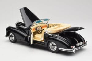 Mercedes 300SC W188 Obsidian Zwart Maisto 1:18 806B Metaal — afbeelding 5 van 8