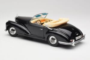 Mercedes 300SC W188 Obsidian Zwart Maisto 1:18 806B Metaal — afbeelding 7 van 8