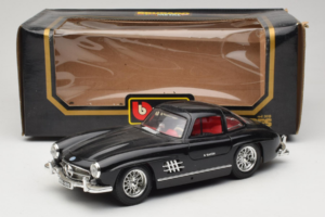 Mercedes 300SL Zwart Bburago 1:18 3015-M3 Metaal — afbeelding 8 van 8