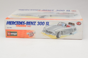 Mercedes 300SL Roadster Zilver Bburago 1:18 7043 Metaal — afbeelding 2 van 4