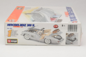 Mercedes 300SL Roadster Zilver Bburago 1:18 7043 Metaal — afbeelding 4 van 4