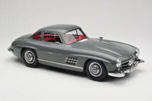 Mercedes 300SL W198 Gullwing Graphite Grey Norev 1:12 123852 Metaal — afbeelding 4 van 6