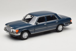 Mercedes 350 SEL W116 Hansa Blue Norev 1:18 183976 Metaal