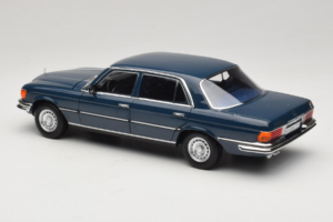 Mercedes 350 SEL W116 Hansa Blue Norev 1:18 183976 Metaal — afbeelding 7 van 8