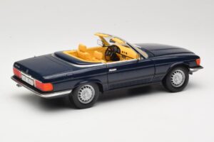 Mercedes 350 SL R107 Donkerblauw Sun Star 1:18 MB003 Metaal — afbeelding 3 van 8