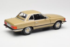 Mercedes 350 SL R107 Goud Sun Star 1:18 MB004 Metaal — afbeelding 3 van 8