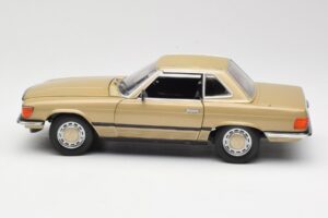 Mercedes 350 SL R107 Goud Sun Star 1:18 MB004 Metaal — afbeelding 4 van 8