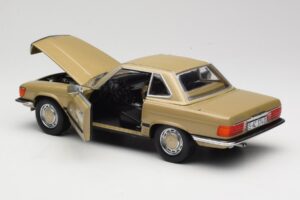 Mercedes 350 SL R107 Goud Sun Star 1:18 MB004 Metaal — afbeelding 5 van 8