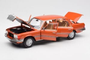 Mercedes 450 SEL 6.9 W116 Oranje Metallic Norev 1:18 183459 Metaal — afbeelding 2 van 8