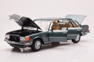 Mercedes 450 SEL 6.9 W116 Petrol Metallic Norev 1:18 183974 Metaal — afbeelding 2 van 8