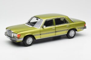 Mercedes 450 SEL W116 Citrus Groen Dealer Editie Norev 1:18 B66040683 Metaal