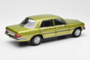 Mercedes 450 SEL W116 Citrus Groen Dealer Editie Norev 1:18 B66040683 Metaal — afbeelding 3 van 8
