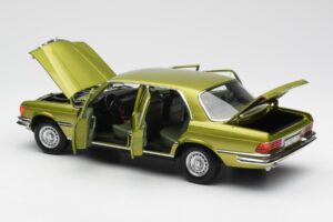 Mercedes 450 SEL W116 Citrus Groen Dealer Editie Norev 1:18 B66040683 Metaal — afbeelding 5 van 8