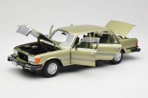 Mercedes 450 SEL W116 J.R. Ewing Dallas Zilvergroen Norev 1:18 183975 Metaal — afbeelding 2 van 8