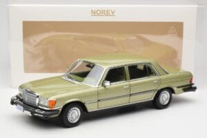 Mercedes 450 SEL W116 J.R. Ewing Dallas Zilvergroen Norev 1:18 183975 Metaal — afbeelding 8 van 8