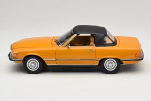 Mercedes 450 SL R107 Cayenne Orange Norev 1:18 183350 Metaal — afbeelding 5 van 10
