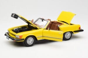 Mercedes 450SL R107 Geel US Version Norev 1:18 183727 Metaal — afbeelding 2 van 9