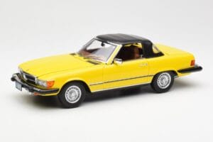Mercedes 450SL R107 Geel US Version Norev 1:18 183727 Metaal — afbeelding 3 van 9
